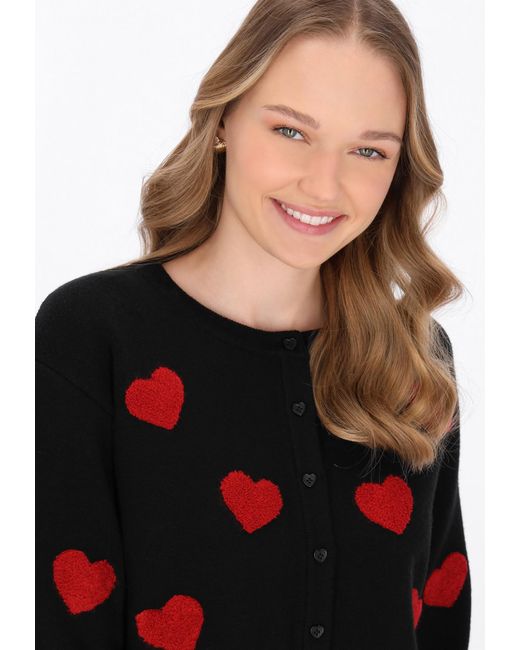 myMo Black Strickjacke