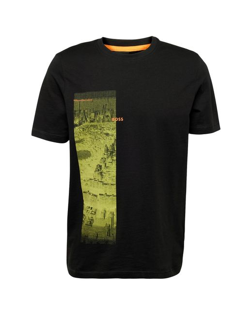 Boss T-shirt 'metropolitan' in Black für Herren