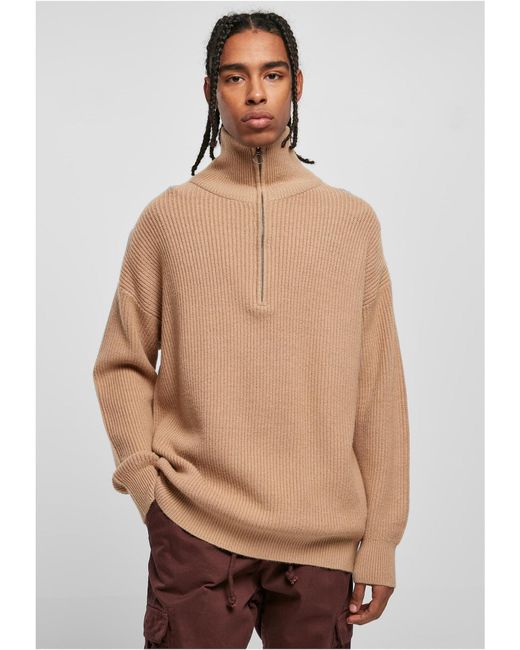 Urban Classics Urban classics pullover in Natural für Herren