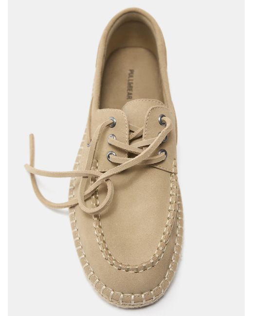 Pull&Bear Mokassin in Natural für Herren