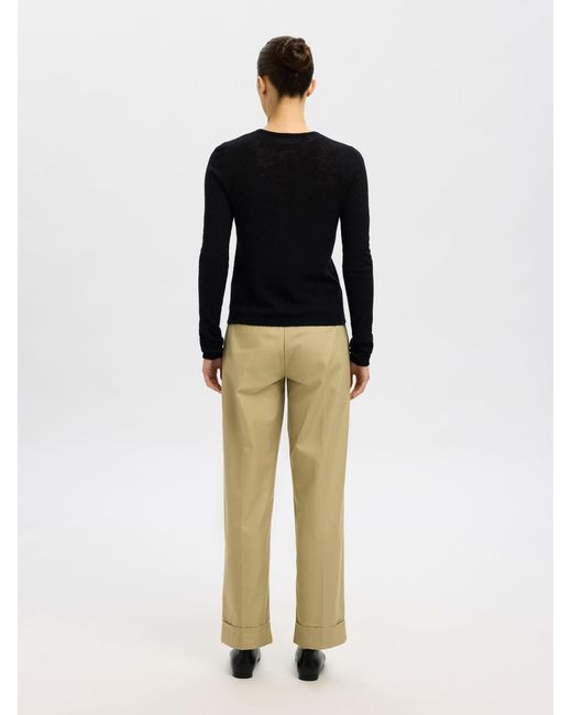 SELECTED Black Pullover Slfshirley