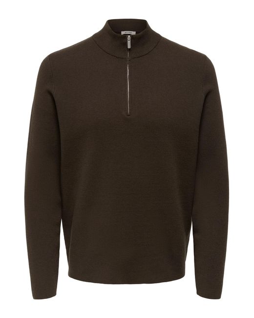 Only & Sons Pullover Onscooper in Brown für Herren