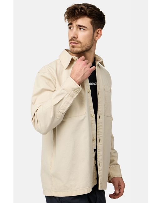 INDICODE Hemd Pilou in Natural für Herren