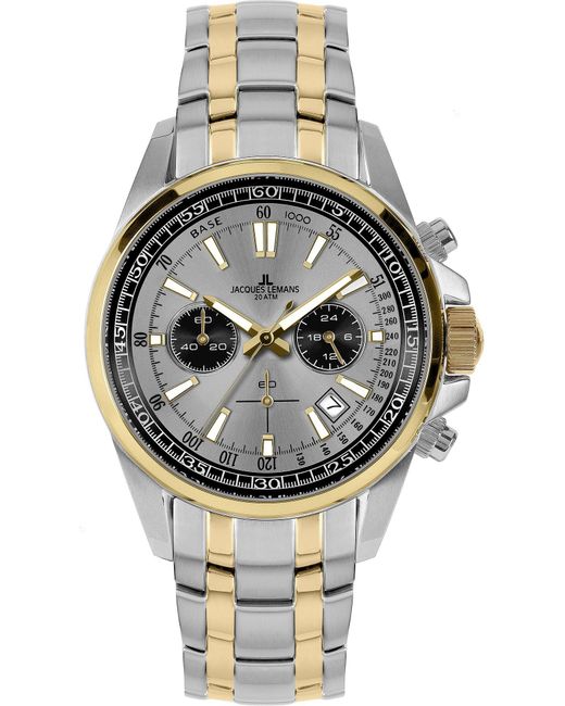 Jacques Lemans Analoguhr in Gray für Herren