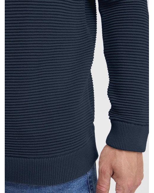 Solid Pullover Valencia in Blue für Herren