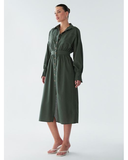 BWLDR Green Blusenkleid Lola