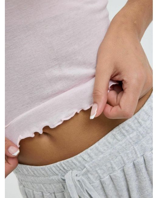 Seamless Basic White Top Cotton