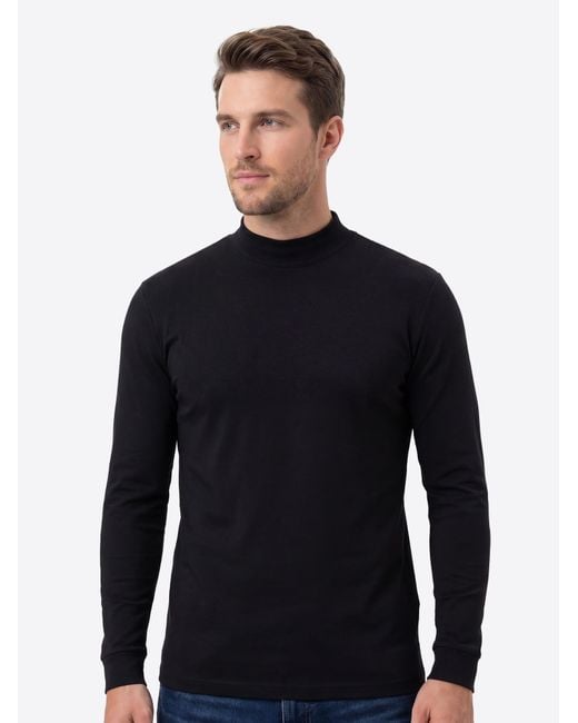 RAGMAN Shirt Basic in Black für Herren