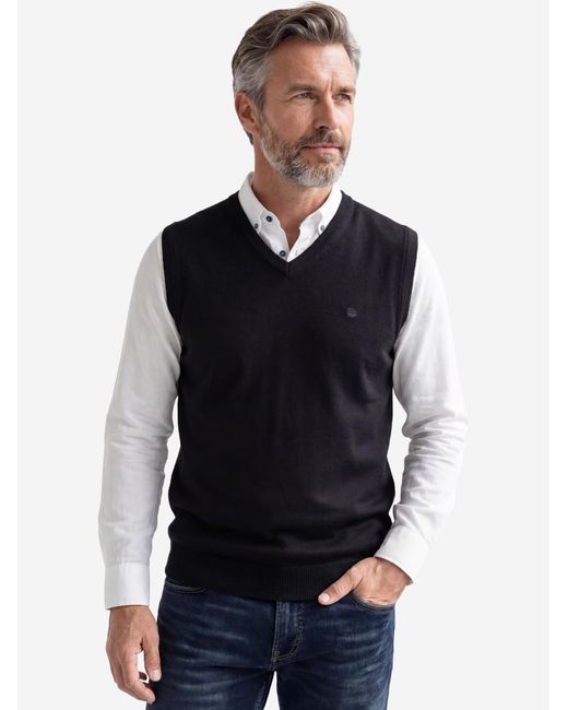 Redmond Pullover Basic in Blue für Herren