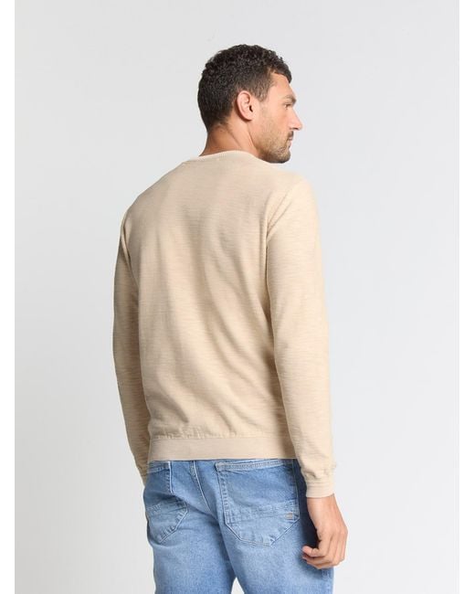 No Excess Pullover in Natural für Herren