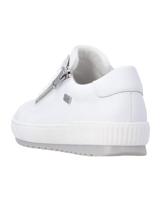 Remonte White Sneaker Low Basic