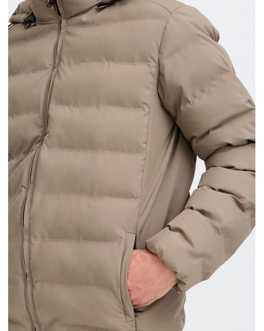 Solid Steppjacke Sdmilas in Natural für Herren