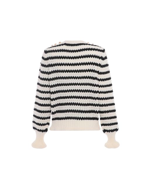 faina White Pullover