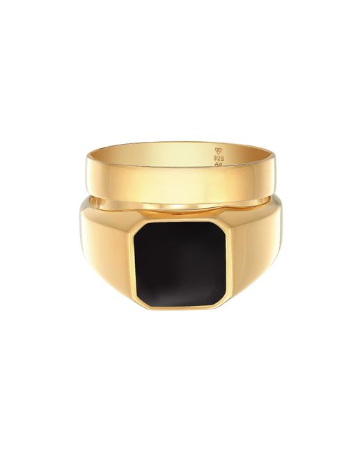 Kuzzoi Ring Set in Multicolor für Herren