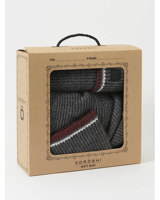 Koröshi Mütze in Black für Herren