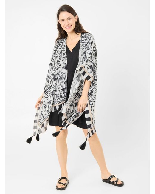 Codello White Poncho