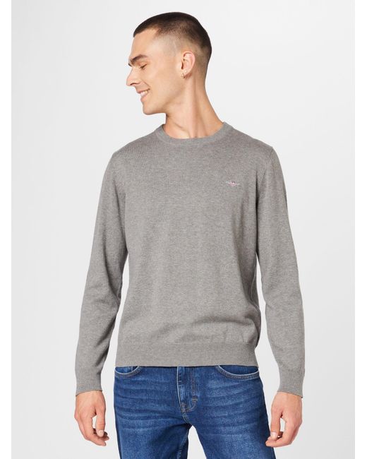 Gant Pullover Classic in Gray für Herren