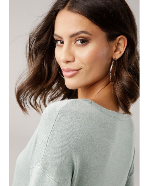 Laura Scott Green Pullover