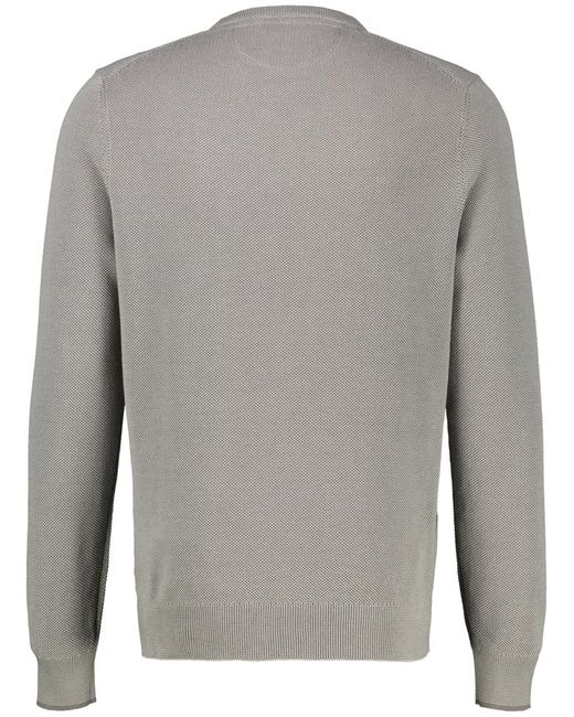 Lerros Pullover Basic in Gray für Herren