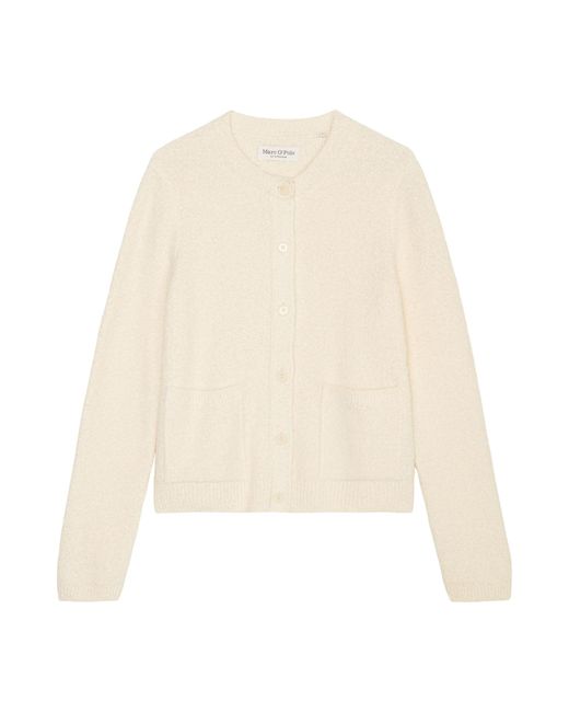 Marc O' Polo White Strickjacke