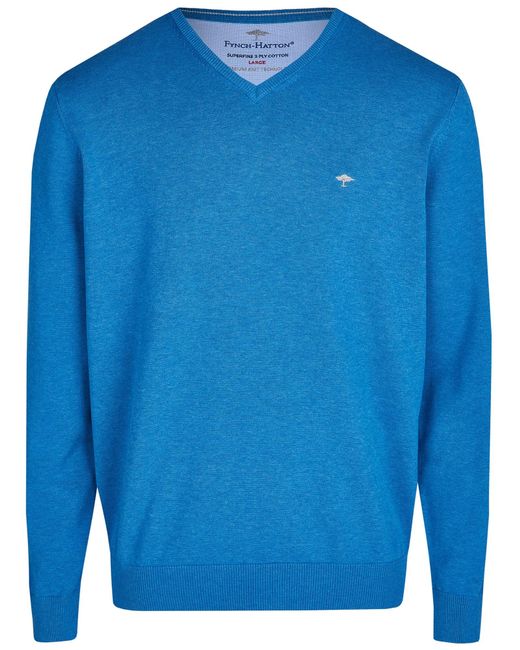 Fynch-Hatton Pullover in Blue für Herren