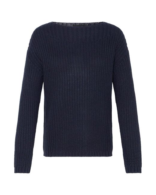 Oxmo Blue Strickpullover Oxfkanna