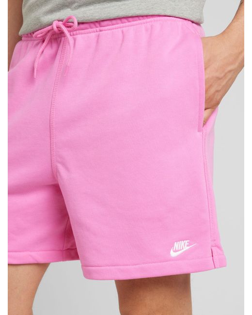 Nike Shorts 'club' in Pink für Herren