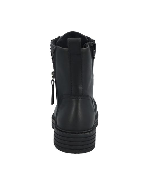 SOLIDUS Black Schnürstiefel