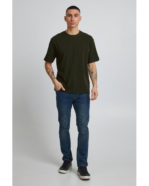 Solid T-Shirt Cadel in Green für Herren