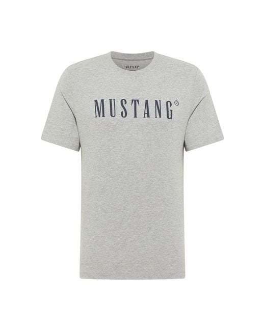 Mustang T-Shirt in Metallic für Herren