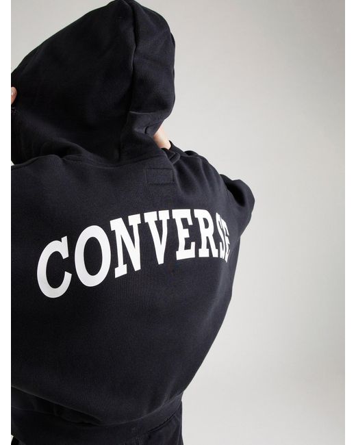 Converse Black Sweatjacke 'Retro Chuck'