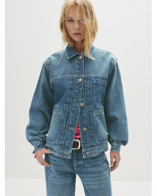 Pull&Bear Blue Jacke