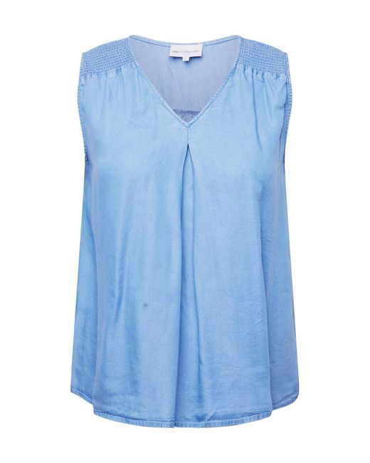 Only Carmakoma Blue Top 'laura'