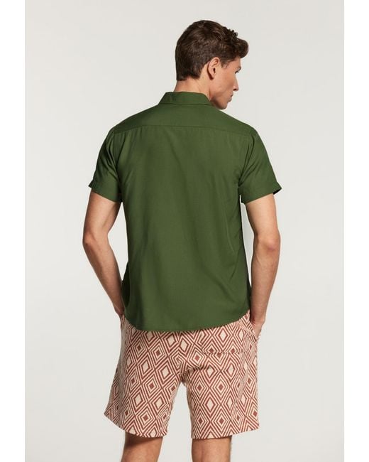 Shiwi Hemd Ethan in Green für Herren