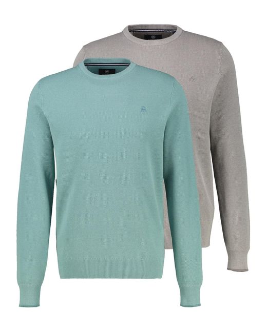 Lerros Pullover Basic in Green für Herren