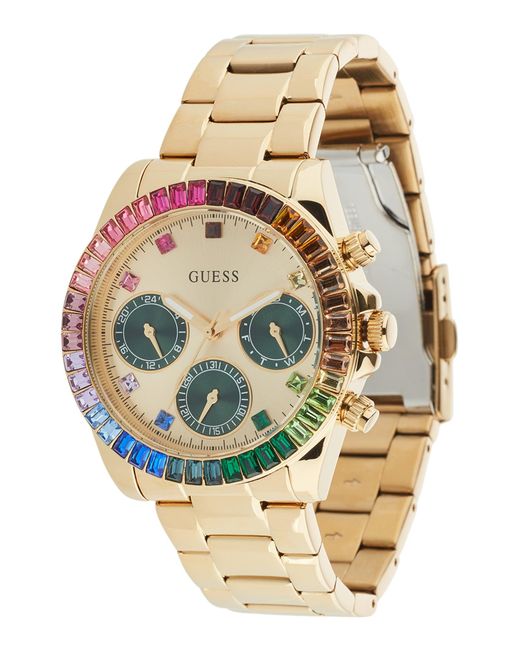 Guess Metallic Analoguhr