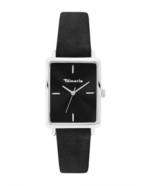 Tamaris Black Analoguhr Tiny
