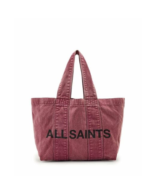AllSaints Red Shopper Izzy