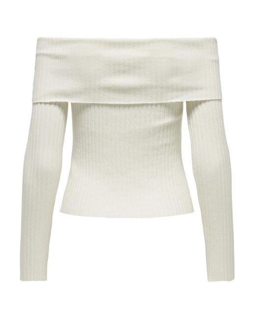 Jdy White Pullover