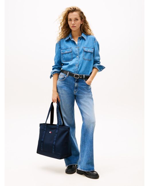 Tommy Hilfiger Blue Shopper Essential