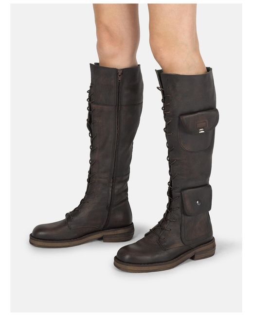 Felmini Black Stiefel Catrin T019