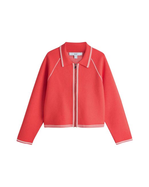 Next Red Strickjacke