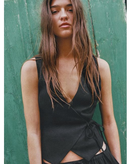 Pull&Bear Black Anzugweste