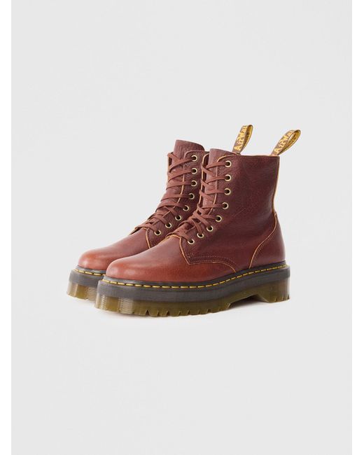 Dr. Martens Brown Schnürstiefelette Jadon