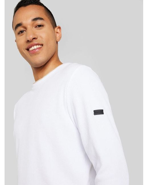Key Largo Pullover Stefano in White für Herren