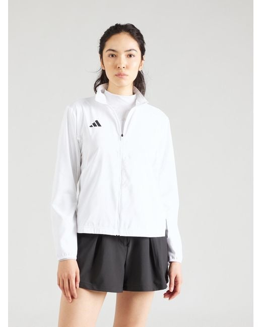 Adidas Originals White Sportjacke Adizero Essentials