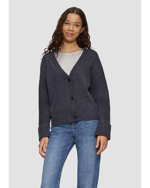 QS Blue Strickjacke