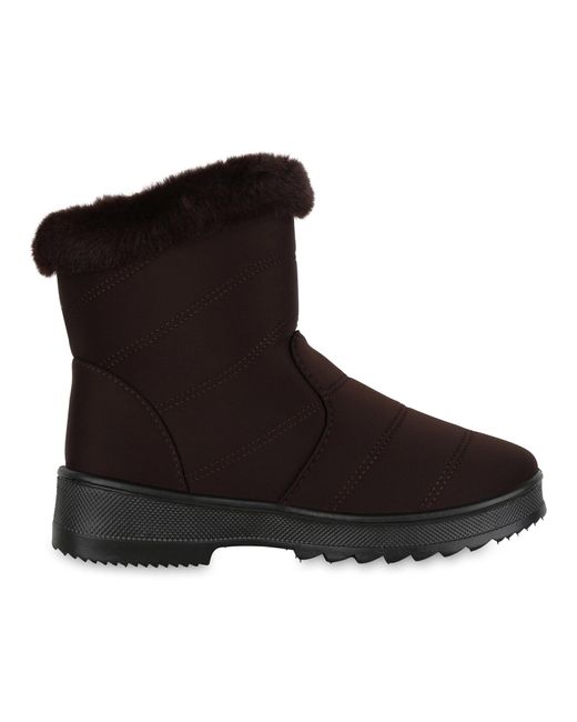VAN HILL Black Snowboots 'Ashley'