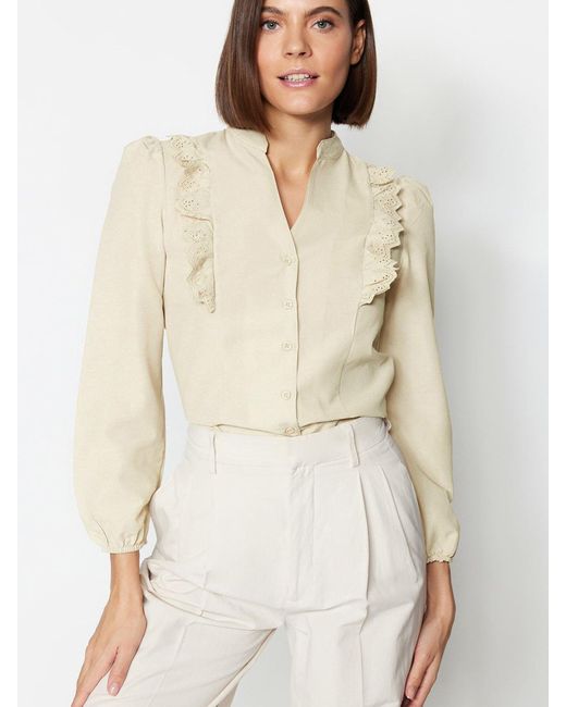 Trendyol Natural Bluse