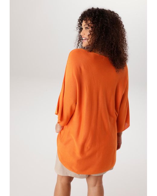 Aniston Orange Pullover